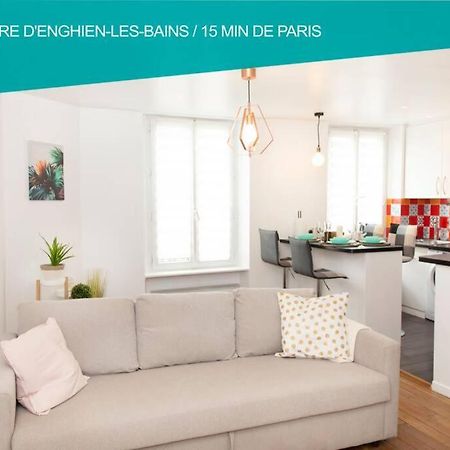 Coeur De Ville Enghien Les Bains - 2 Pieces Lumineux Et Chaleureux - 15 Min De Paris Zewnętrze zdjęcie