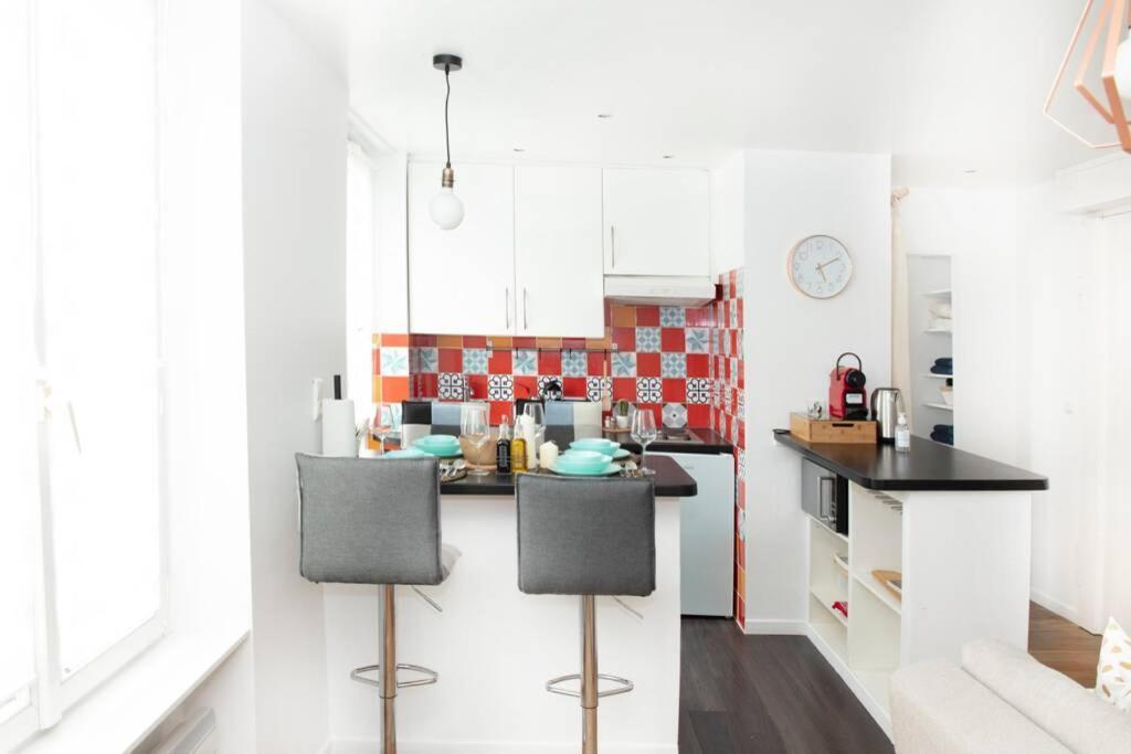 Coeur De Ville Enghien Les Bains - 2 Pieces Lumineux Et Chaleureux - 15 Min De Paris Zewnętrze zdjęcie