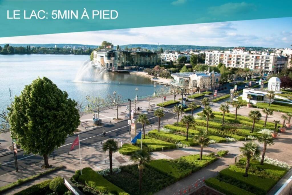 Coeur De Ville Enghien Les Bains - 2 Pieces Lumineux Et Chaleureux - 15 Min De Paris Zewnętrze zdjęcie